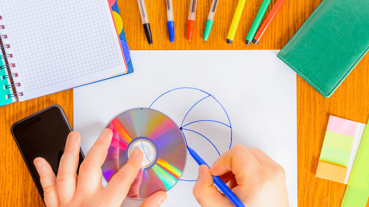 como fazer artesanato com cds