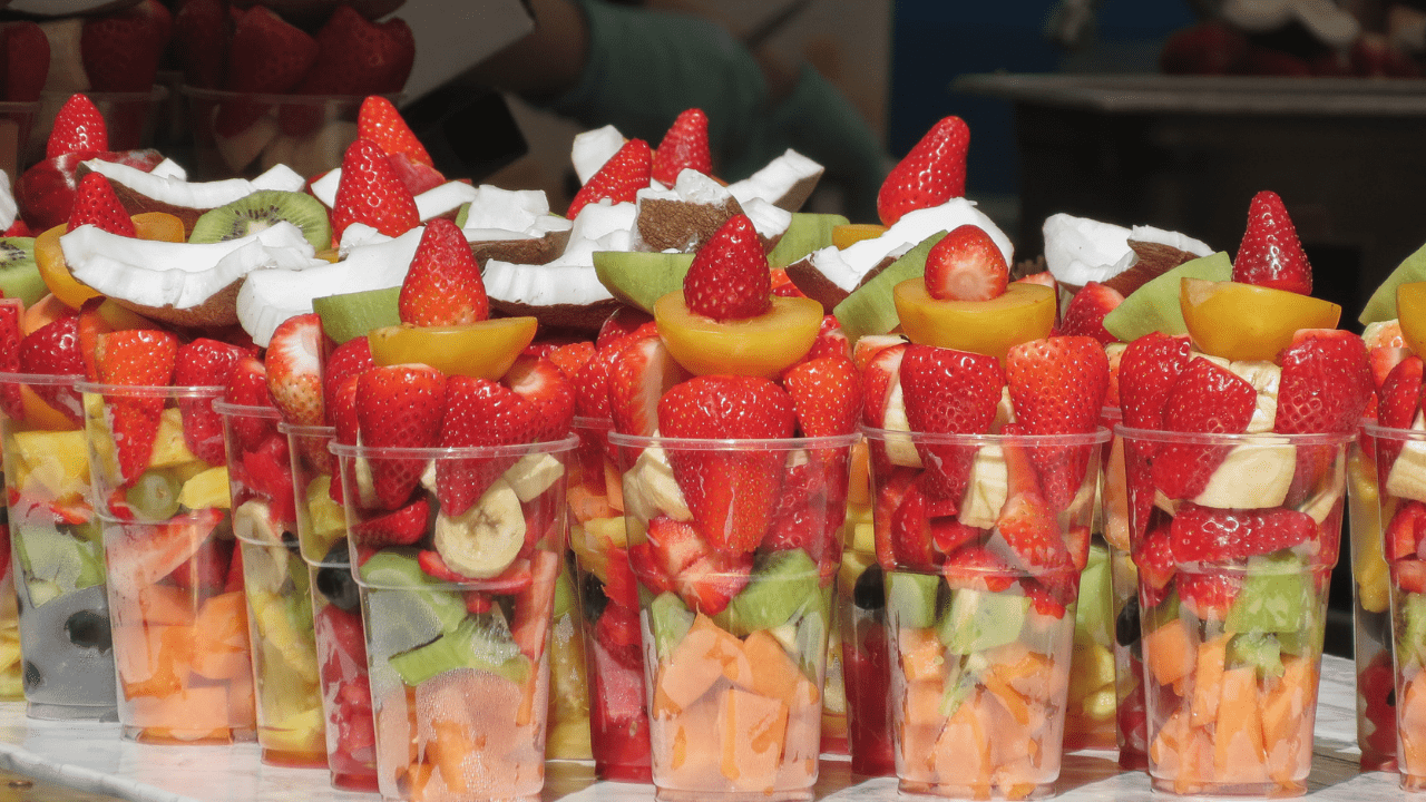 salada de frutas para vender
