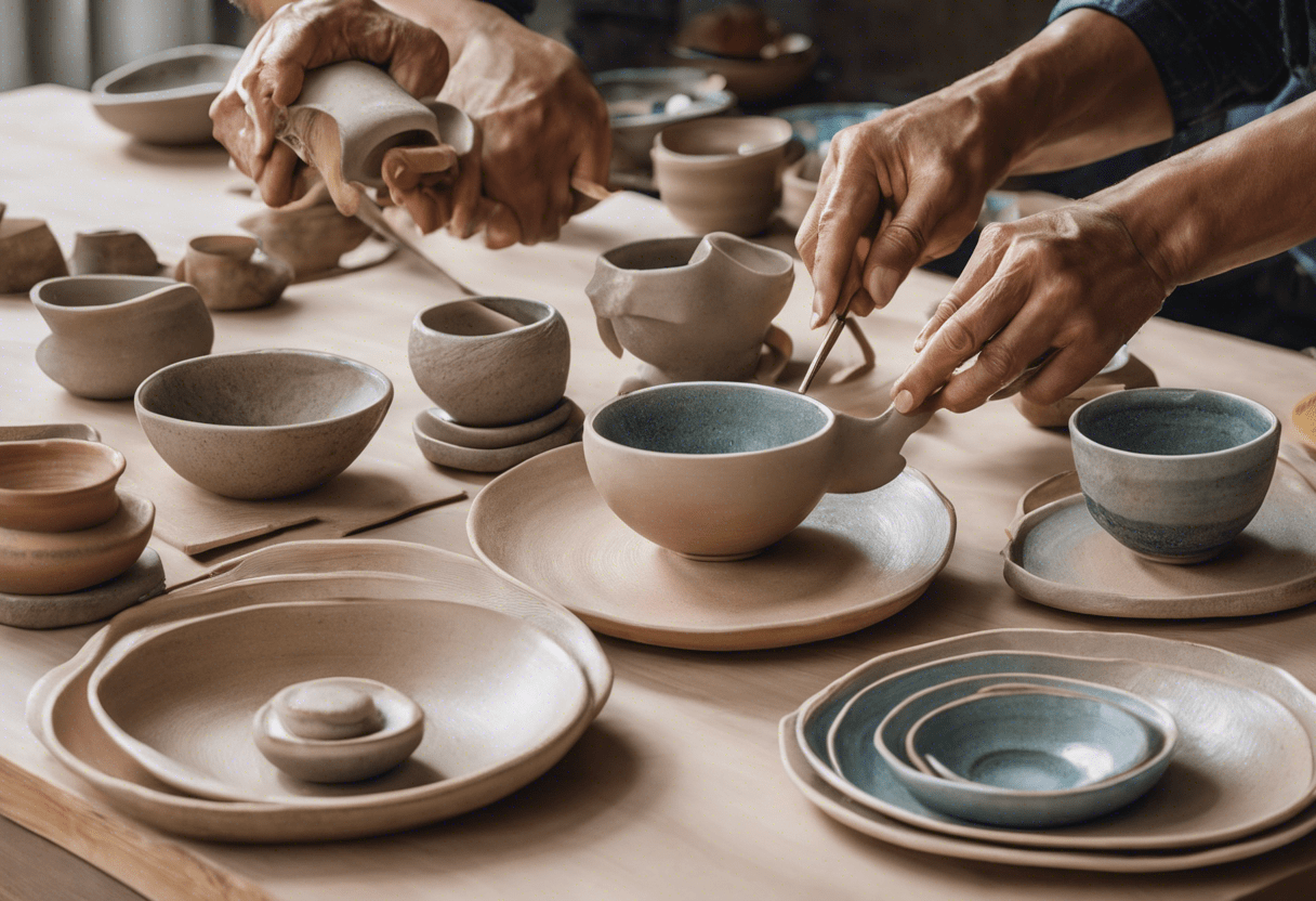 Quais são os benefícios do artesanato em cerâmica