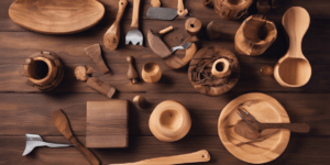 peças de madeira artesanato